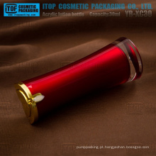 YB-XC30 loção do 30ml interior pintado cor personalizável delicada e perfeita 1oz bomba rubi frasco acrílico